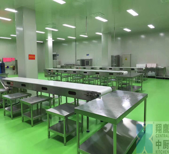廣州七十二街後勤加工中心-AG尊龙凯时中央廚房設備廣東案例
